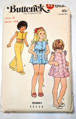Butterick 6625 Vintage Sewing Pattern (1970s)