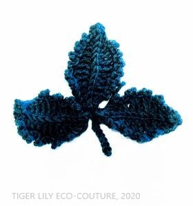 Free Crochet Pattern: 3D Leaf Motif