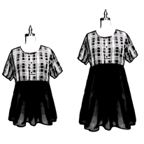 Load image into Gallery viewer, Baby Doll Dress, Crop Top, Tunic, and Shirt Extender Upcycled Sewing Project
